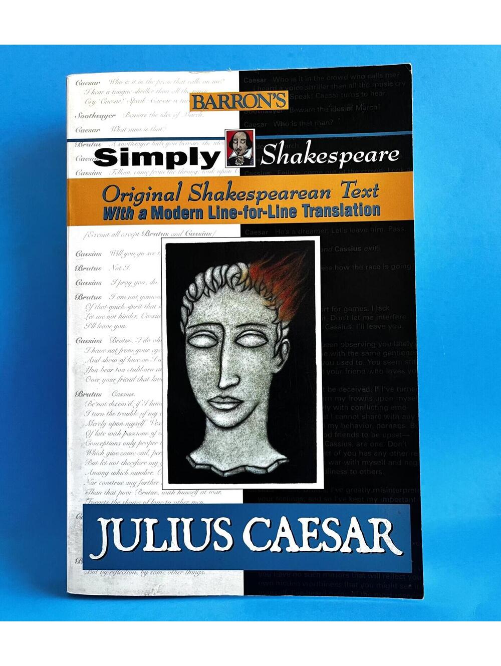 Barron’s Simply Shakespeare Julius Caesar Paperback 2002 Student Study Guide